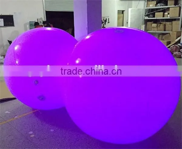 1m inflatable led crowd party ball / inflatable zygote interactive ball for concert and party