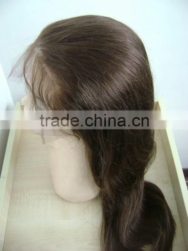 100 Indian remy human hair full lace wigs Fashion style