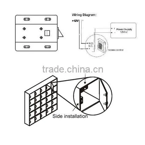 Cabinet door lock