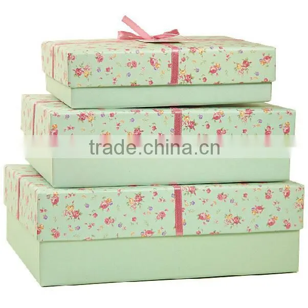 Classic Flower 3pcs Sets Gift Box