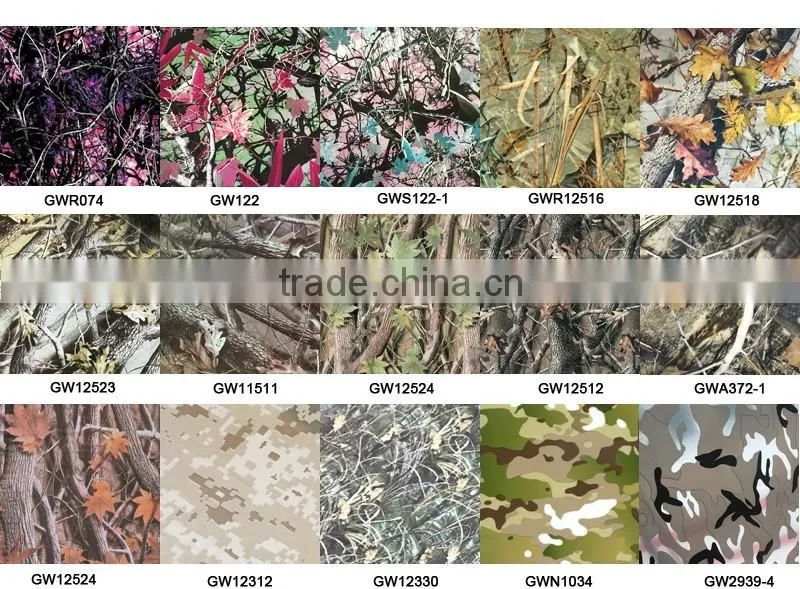 2016 width 100cm GWR081 flaming skull pattern hydrographics film pva water transfer printing film