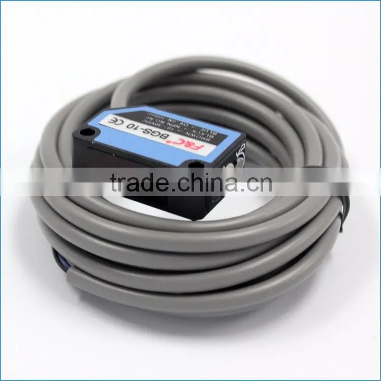 100mm sensing distance background suppression photoelectric switch sensor