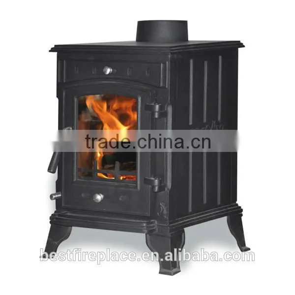 5kw eco-friendly high quality matt black solid fuel stove