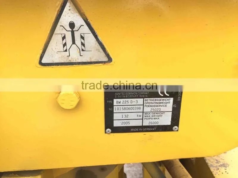 Bomag compactor BW225D-3, also BW213D, BW217D, CA25, CA30 soil compactor