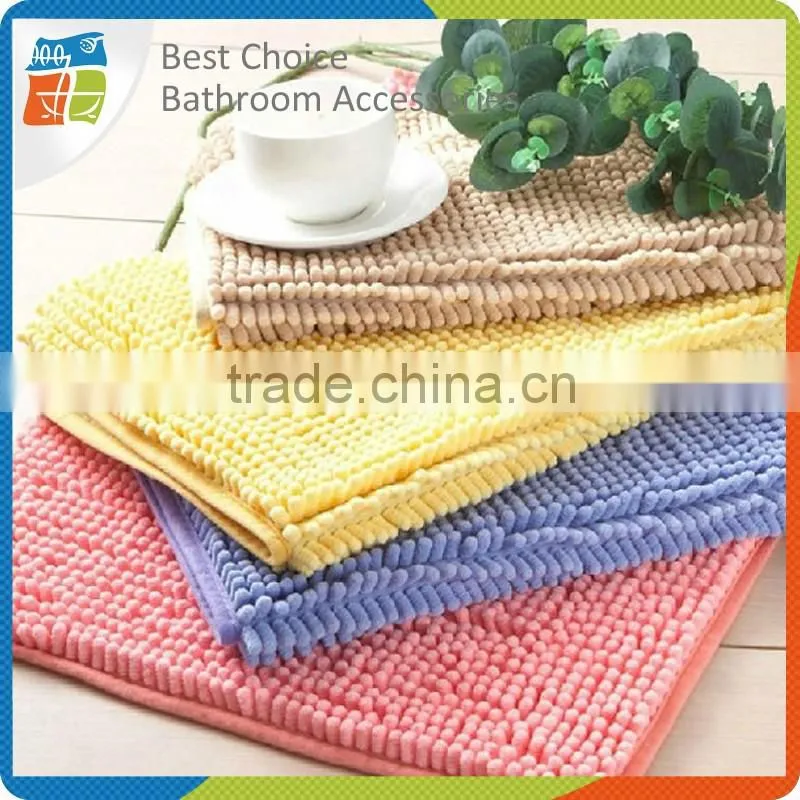 Multifunctional plush bath mat