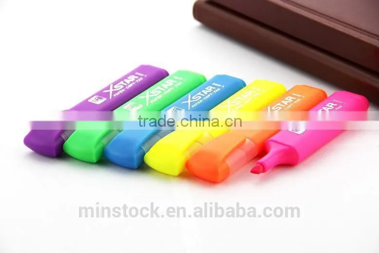 flurescent highlighter set brilliant color