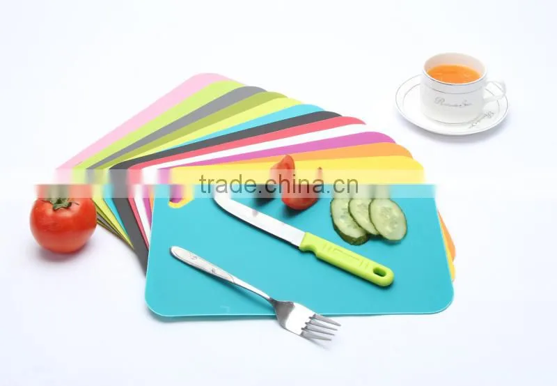 plastic chopping mat/flexible cutting board