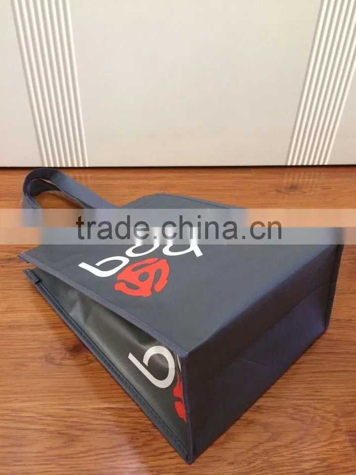 Hand carry bag, wine bag,custom promotional 4 packed bottles wine bag