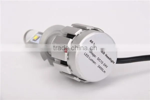 Super bright well sell 12-24V DC Car C-R-E-E LED headlight