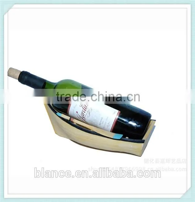 novelty resin wine holder boat shape