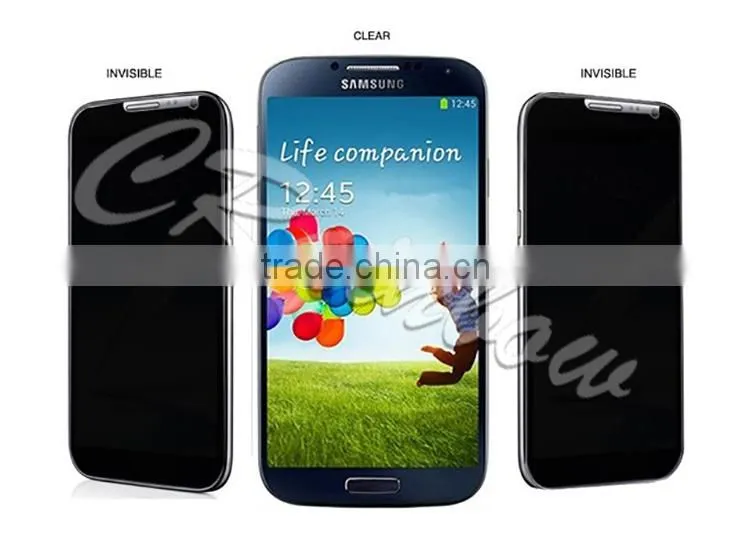New Product privacy glass screen for samsung galaxy S5 glass privacy screen film