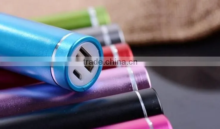 Aluminium Alloy Powerbank with LED Light 2200mah Power Bank