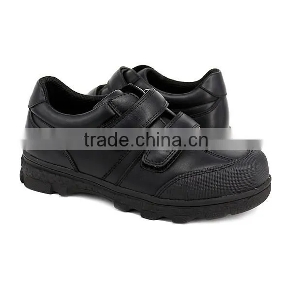 Choozii Custom Logo Manufacturers Designer Children Black Leather Mesh Sport Sneaker School Shoes for Teenage Boys