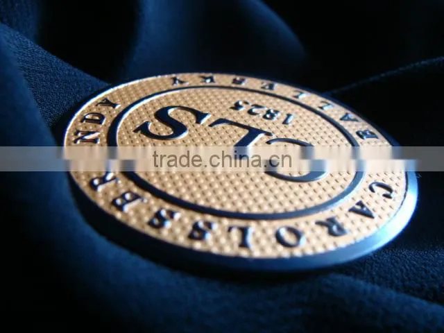 High quality custom made metal logo charms