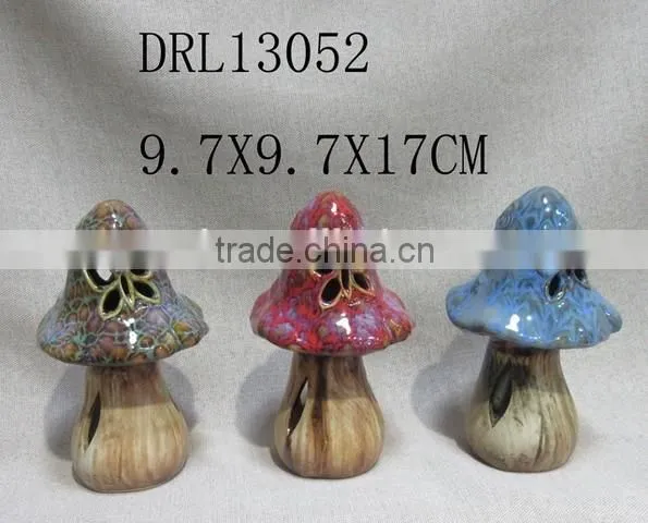decorative Garden painted Ceramic hanging bird house