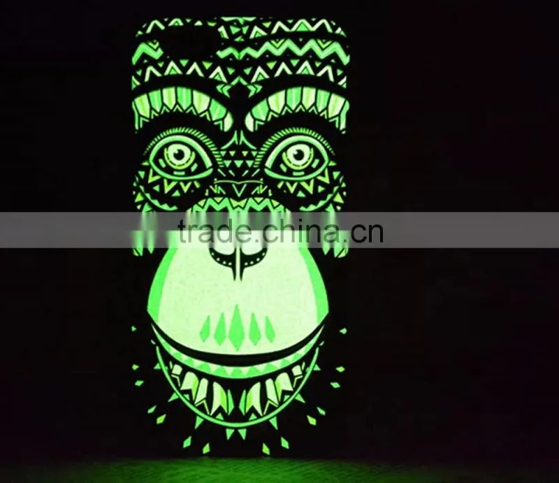 LUXO Glow In The Dark Owl Wolf Tiger Shell Skin Luminous Noctilucent 3D Case for iphone 7 case