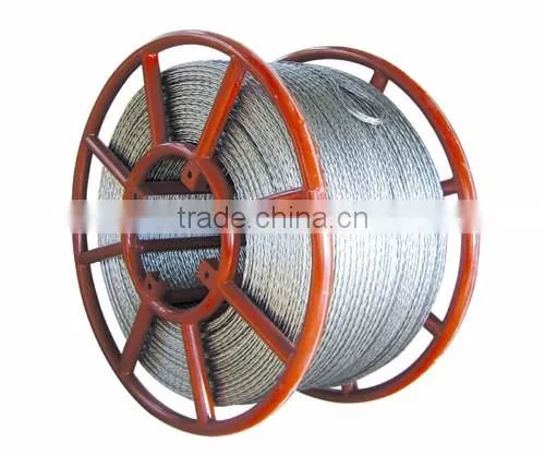 Anti-twist braided steel wire rope