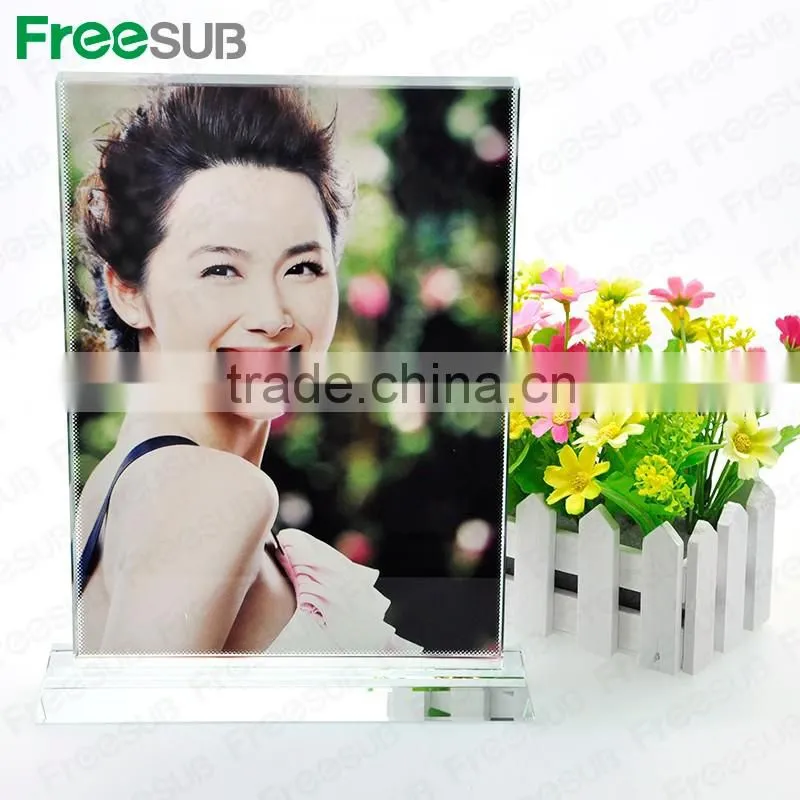 Custom adwards L270*H180*W50mm big T blank 3D sublimation trophy crystal