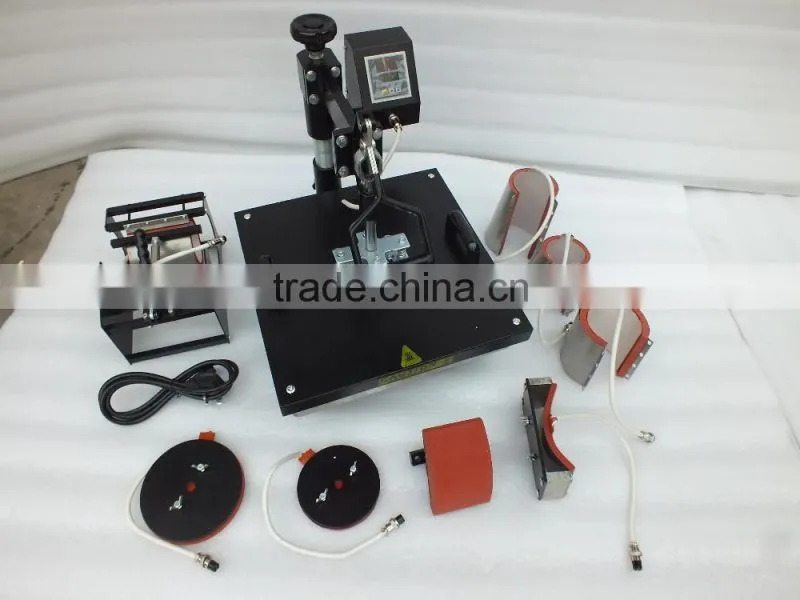China supplier 8 in 1 heat press machine,digital t shirt printing machine,press heat element