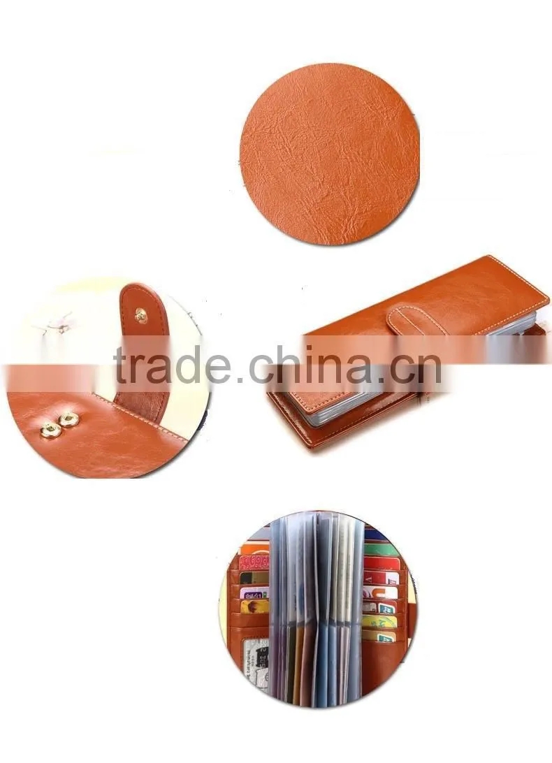 leather business card holder/luxury credit card holder card holder wallet women