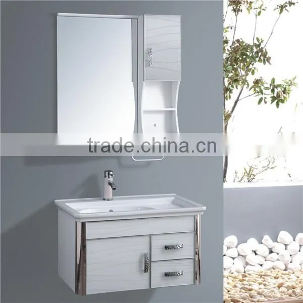 2014 hot sell solid wood bathroom cabinet