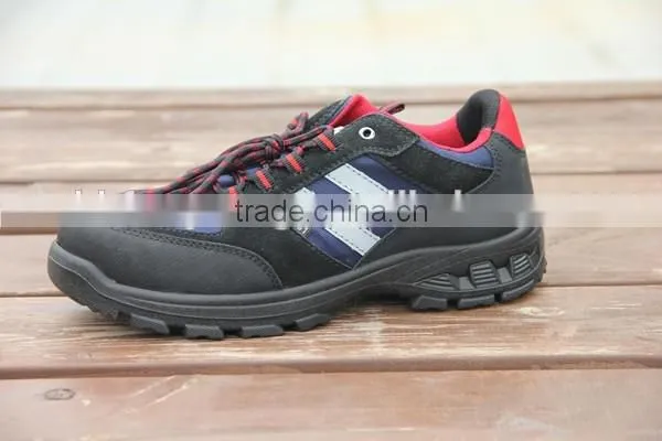 safety shoes type and genuine leather upper material safety boot