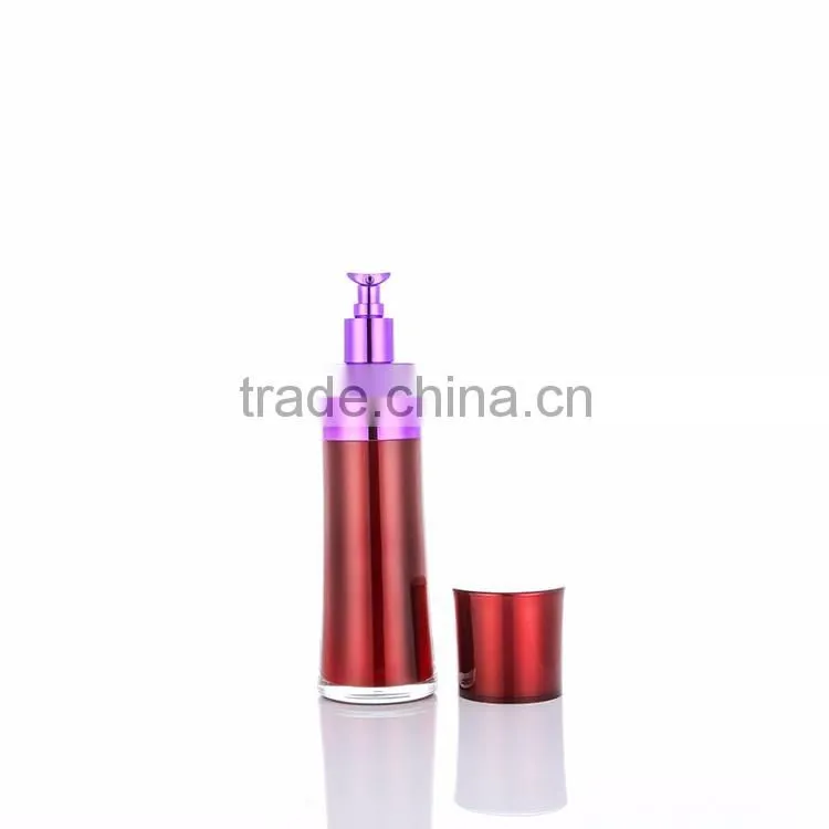 Alibaba China Good Quality Arcylic Material Unique Shape Fancy 100ML Cosmetic Bottle