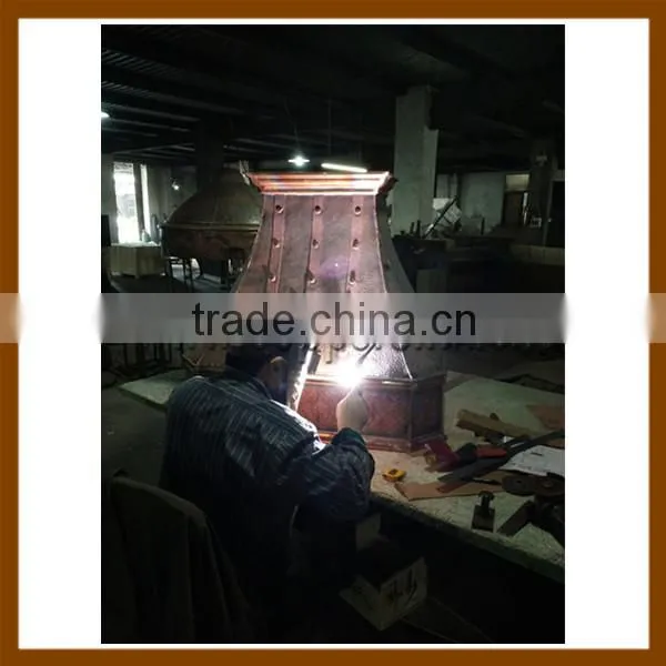 New style handcraft copper kitchen range hood