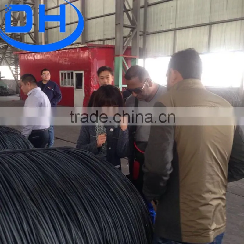 6.5mm 8mm 10mm 12mm SAE 1008 Coils Steel Wire Rod in China tangshan