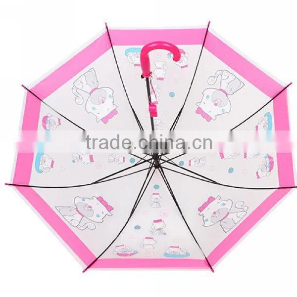 Automatic Open with Whistle Fashion Cartoon Children Umbrella