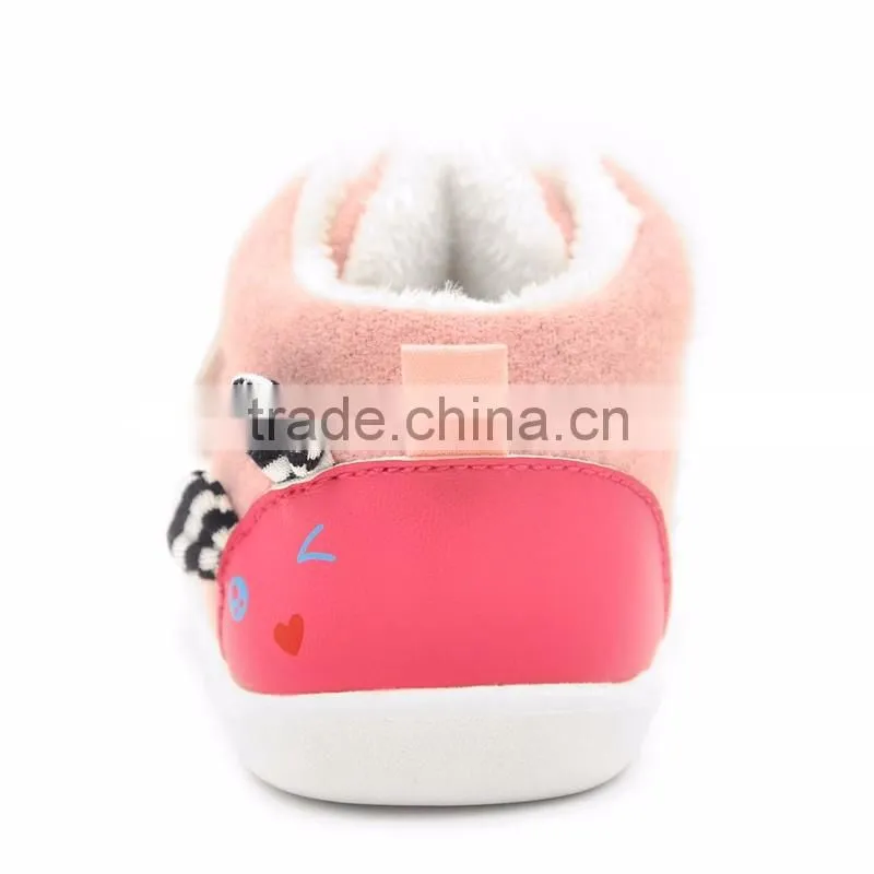 2016 winter top sales cute baby warm shoes kids shoes baby soft shoes