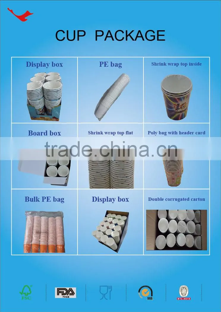 food grade recycled ripple wall paper coffee cups printed with custom logo
