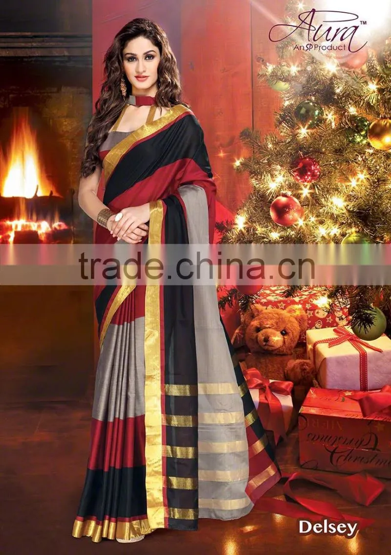Symbolic Trendy party wear sari