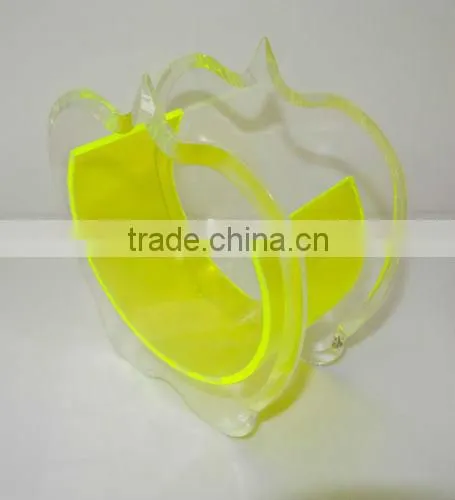 Acrylic small fish tank Fluorescence Pink