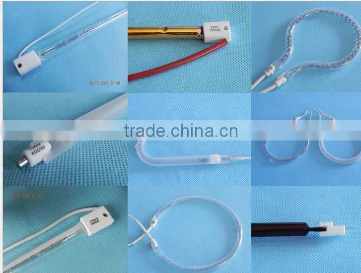 Clear Halogen Lamp Quartz Halogen Infrared Heating Lamp