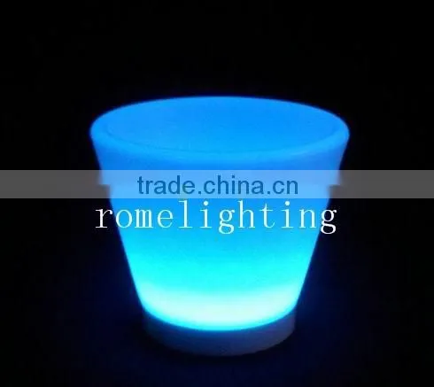 Plastic waterproof resistance to fall illuminated for indoor decor plant pots