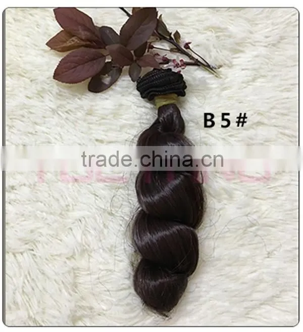 High Temperature Wire Fiber Curly Hair Weft for DIY BJD Doll Hair