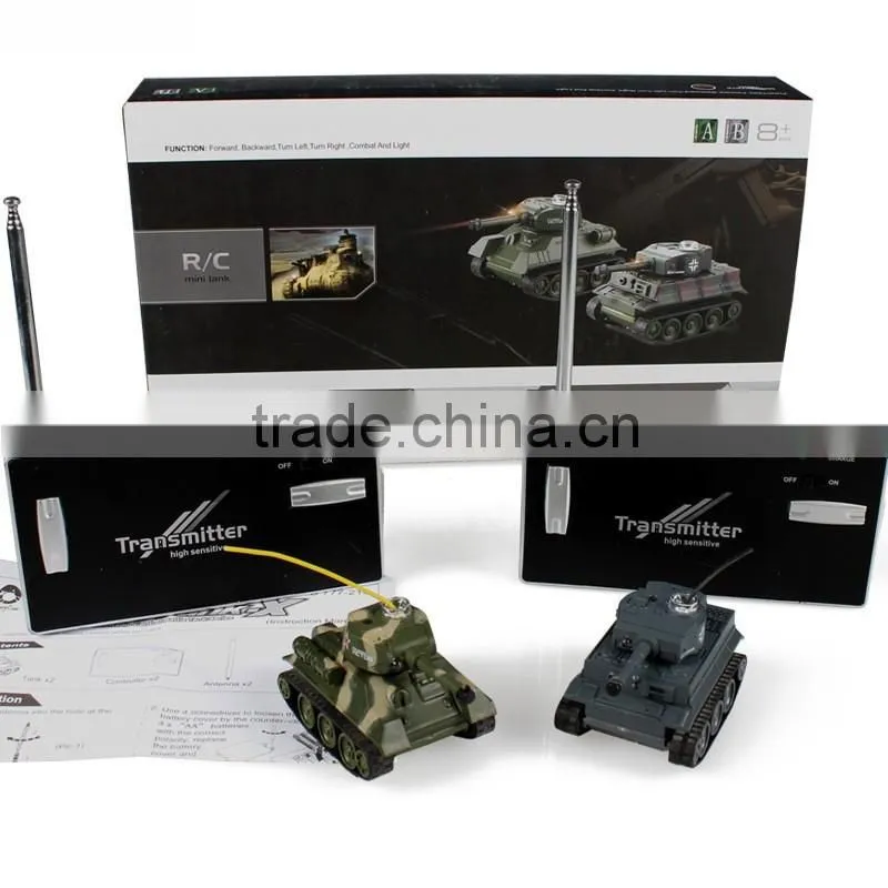 4 Channels Emulational Micro RC Tank Fighting Tanks Mini RC Tank