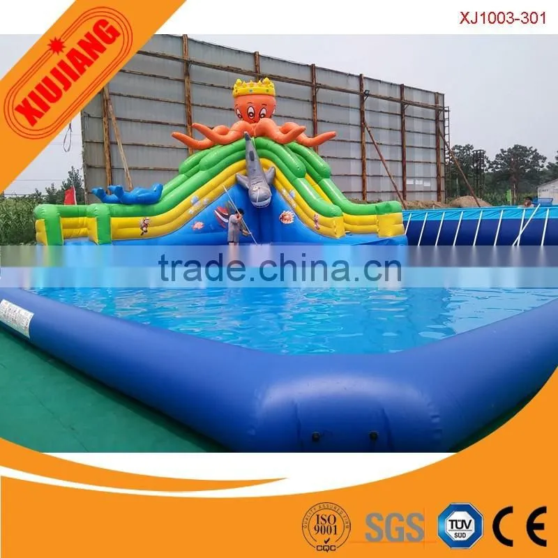 cheap inflatable bouncer giant inflatable water slide for kids outdoor play