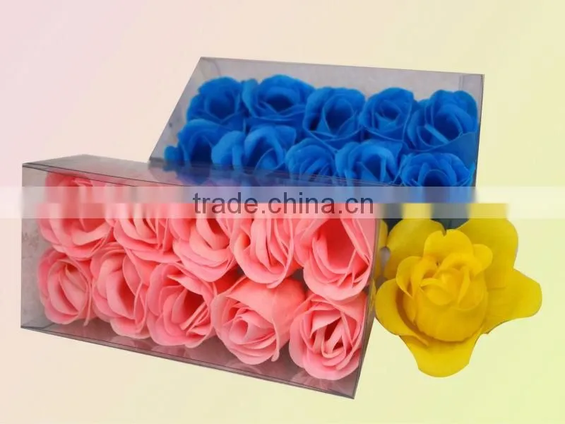 rose flower paper soap/gift decoration flower soap/dissolving paper soap