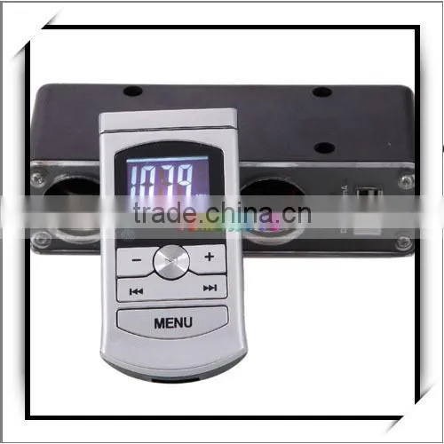 A300 1.0" LCD Hands-free Car audio mini MP3 Player FM Transmitter Silver