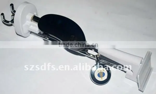 Locking security hook/hanger for slatwall