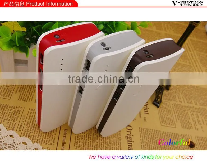 Hot selling universal portable power bank 13000mah for all cellphone