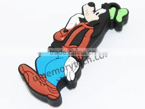 novelty Goofy cartoon character inexpensive usb flash drives 64mb 128mb