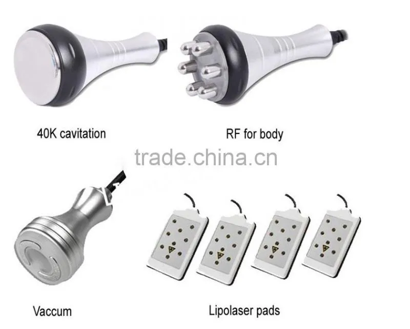 multifunctional lipolaser cavitation rf beauty machine / laser rf skin treatment machine