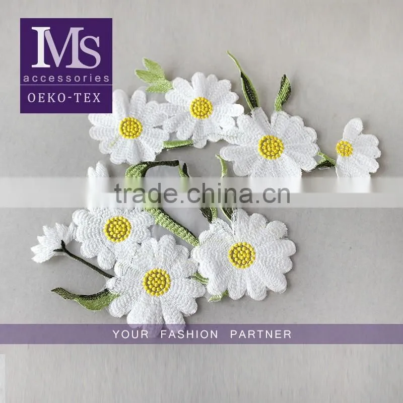 Latest Customized girls head design personalized embroidery patches