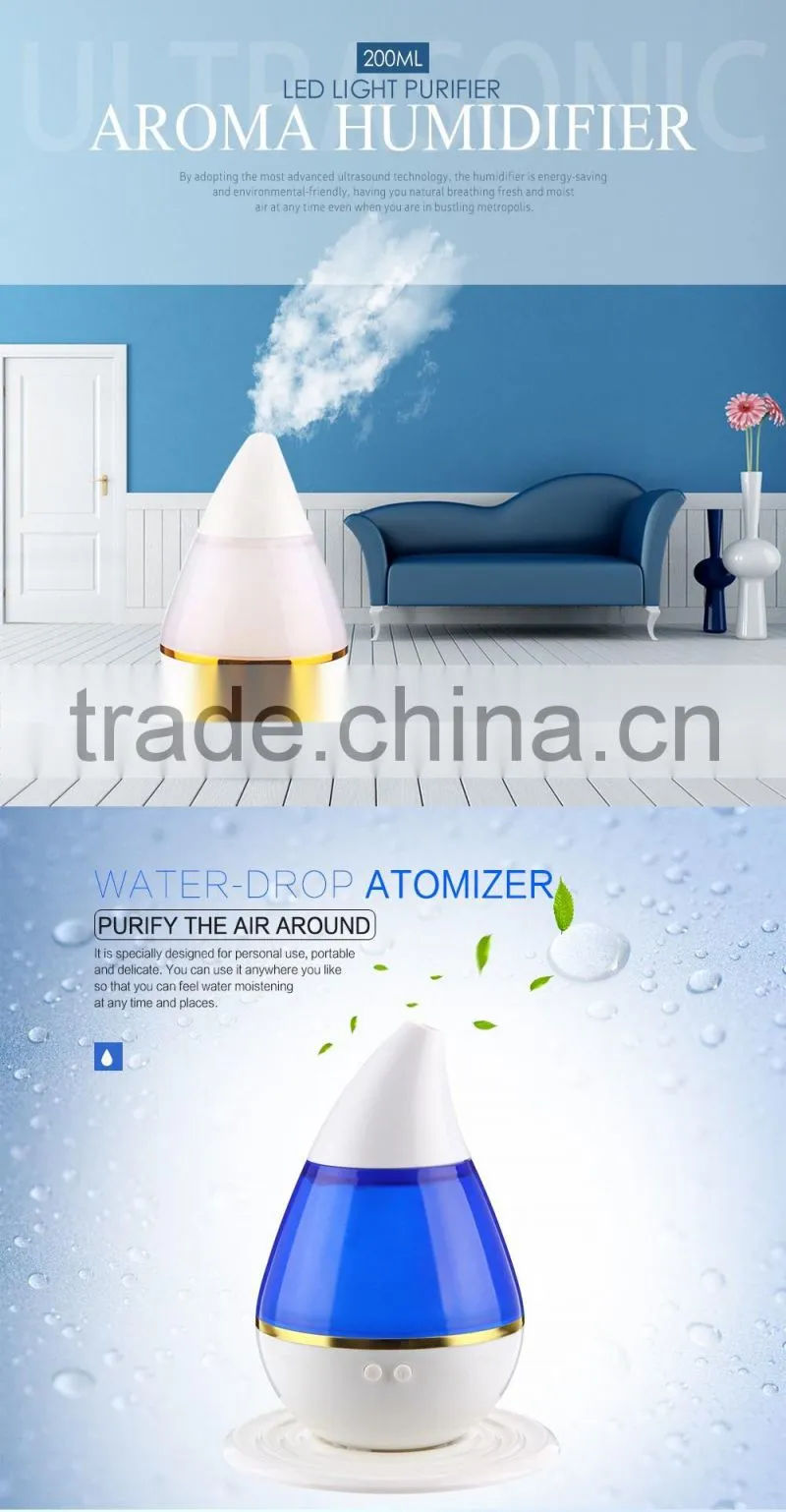 Household humidifier ultrasonic Cool Mist ionizer anion air cleaner for House Office Baby Kids Pet Smoke Dust Formaldehyde