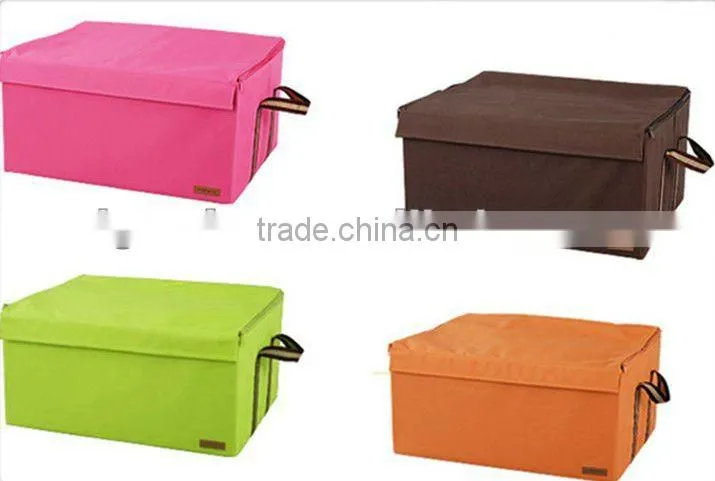 Fashion foldable zipper storage box