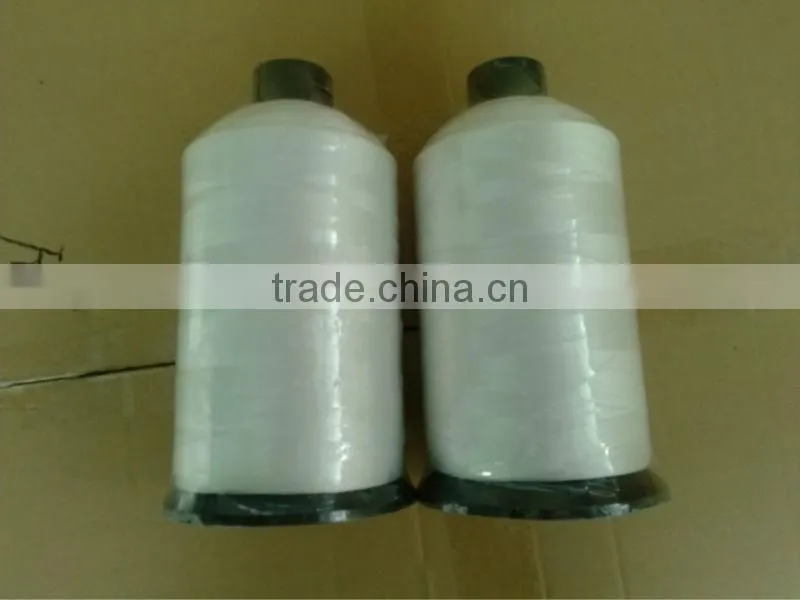 High tenacity spun polyester sewing thread
