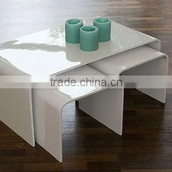 clear acrylic computer desk